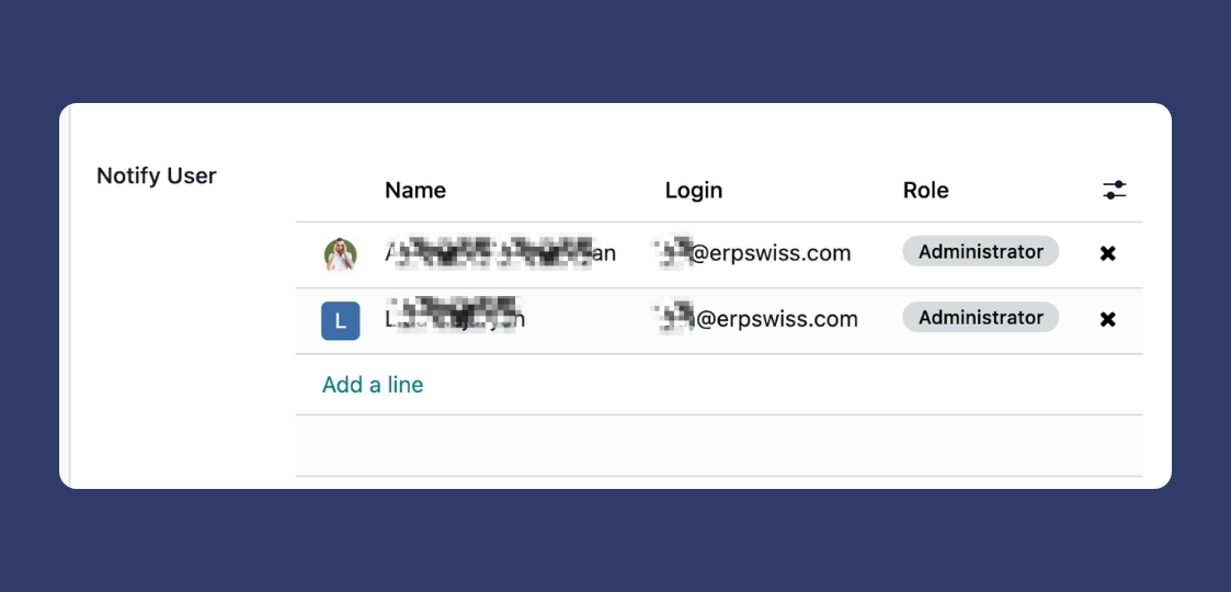 Multi-user notifications for Telegram in Odoo