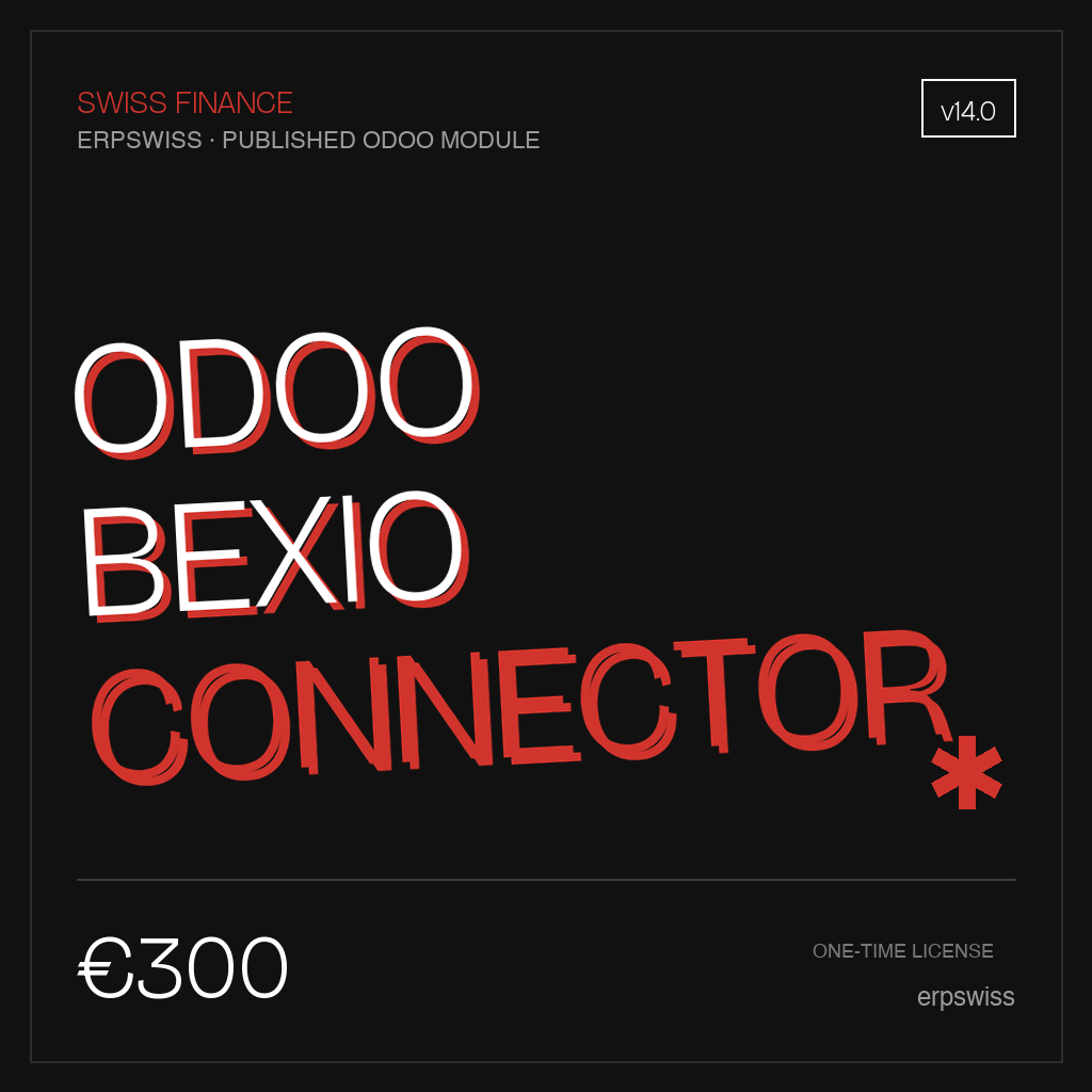Odoo Bexio Connector